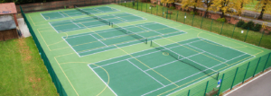 tennis court construction cheltenham college
