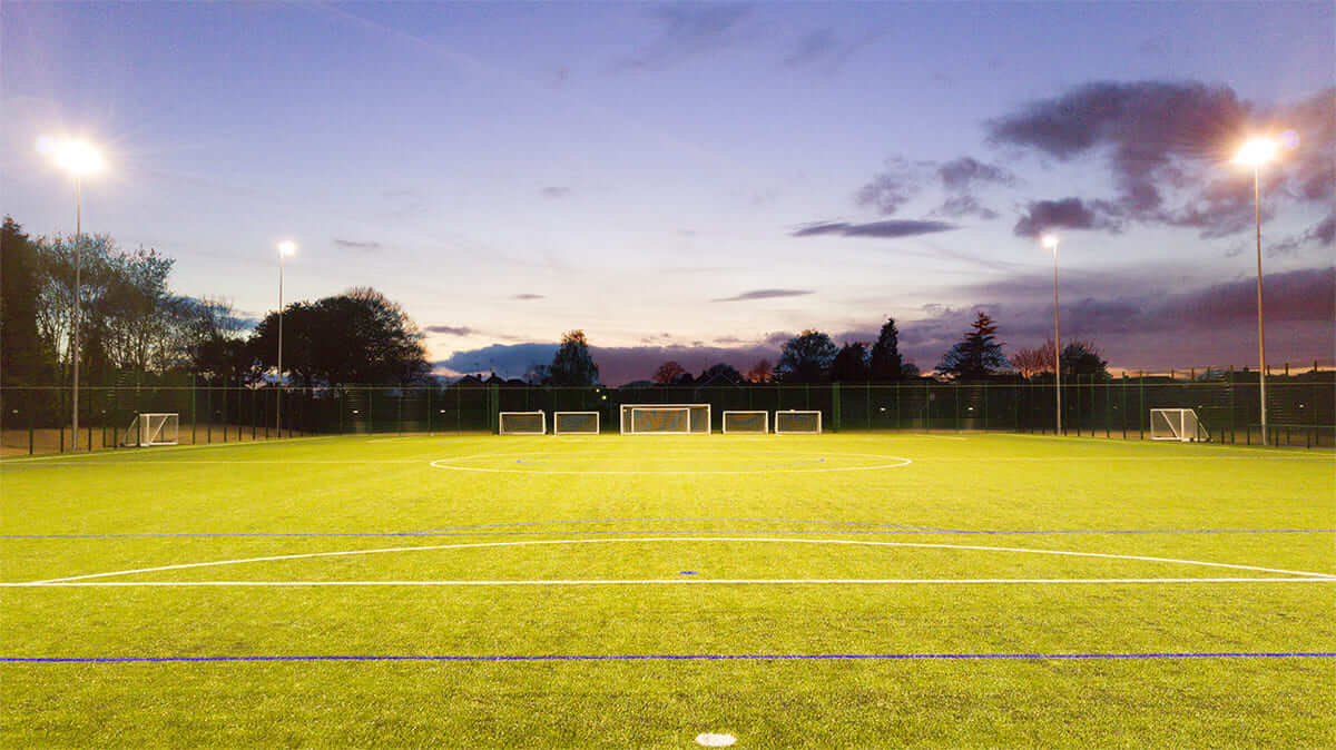 floodlighting of sports facilities