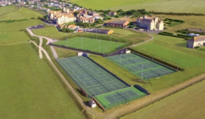 tennis court construction Roedean School