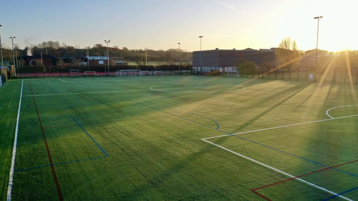 3g artificial sports turf pitch constructed by S&C Slatter to FIFA quality standard