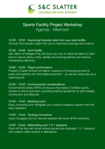 Sports Facility Workshop Agenda