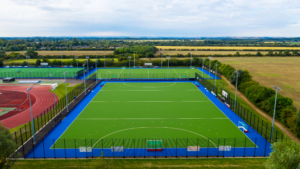 Sand dressed artificial turf hockey pitch Cambridge University