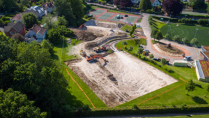 Ground enabling works for sports construction S&C Slatter