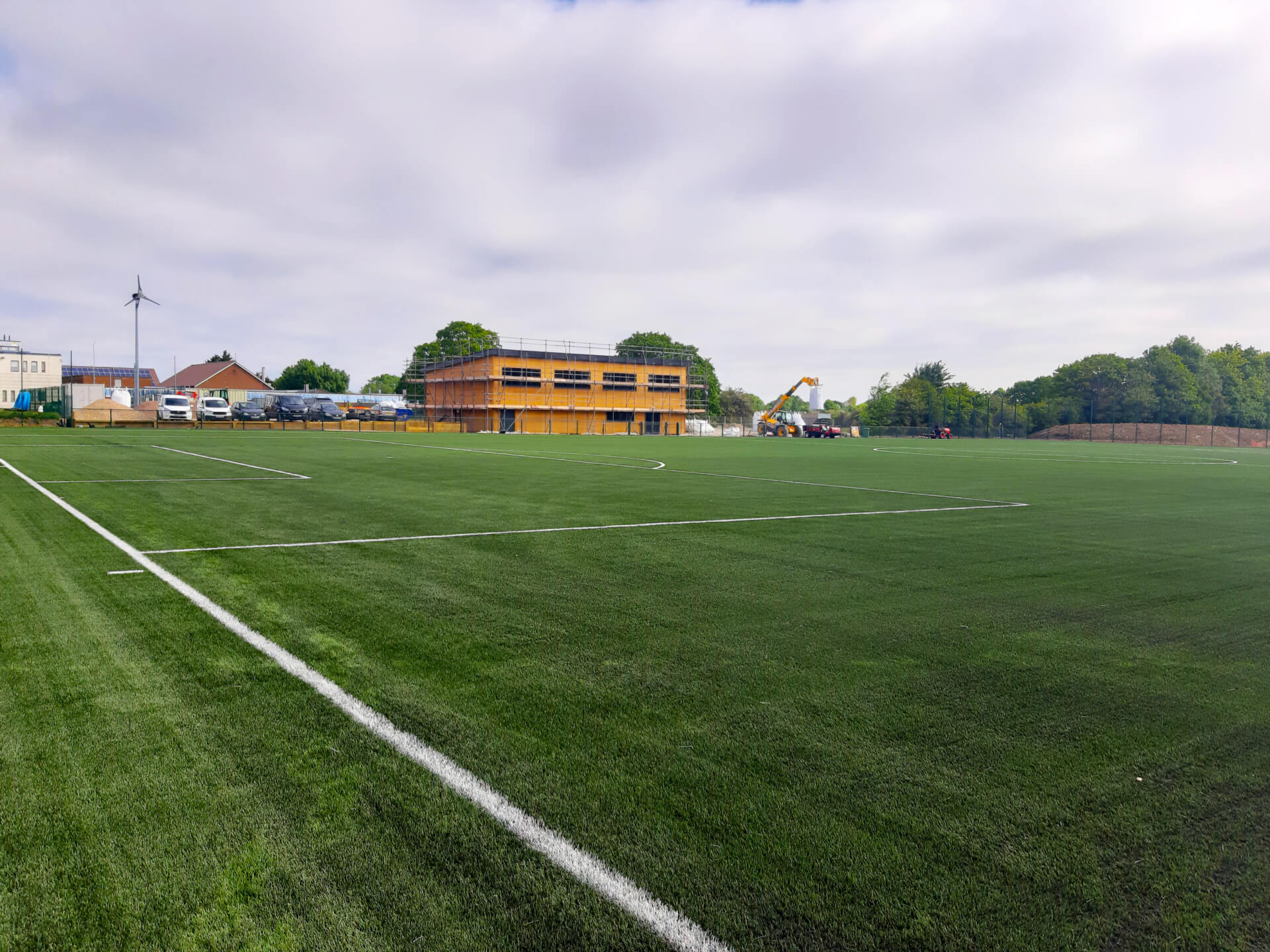 Construction of 3G pitch and pavilion at Ringmer FC by S&C Slatter