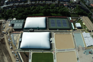 AELTC All England Community Sports Ground Phase II tennis works S&C Slatter