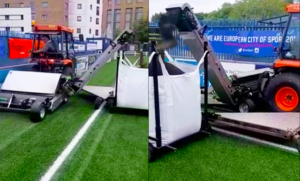 Performance infill removal and replacement 3G Pitch