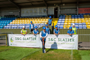 Havant and Waterlooville FC 3G stadia pitch conversion groundbreaking