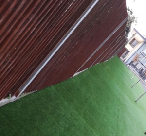 Artificial grass play lawn Burhill primary school