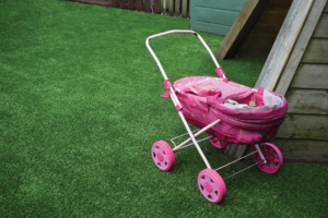 artificial grass playground Springburn childcare constructed by S&C Slatter
