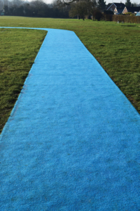 daily mile running track construction Hungerford primary school built by S&C Slatter