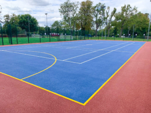 East Dulwich School for girls hardstanding to 3G Pitch and Tennis Court conversion constructed by S&C Slatter