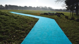 Daily mile track construction Hungerford primary school constructed by S&C Slatter