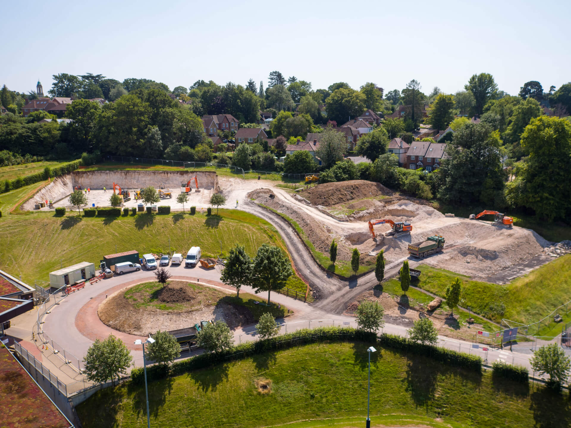 Construction works Berkhamstead School S&C Slatter