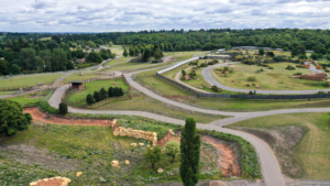 West Midlands Safari Park roadway construction