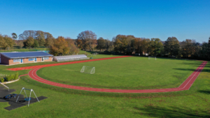 athletics and sprint track construction Castle School by S&C Slatter