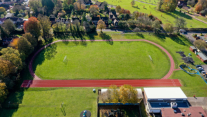 athletics and sprint track construction Castle School by S&C Slatter