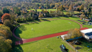 athletics and sprint track construction Castle School by S&C Slatter