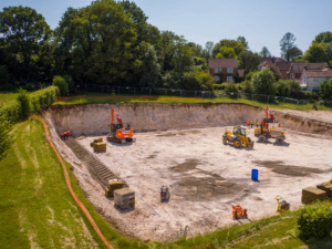 Berkhamsted excavation and retaining wall construction S&C Slatter