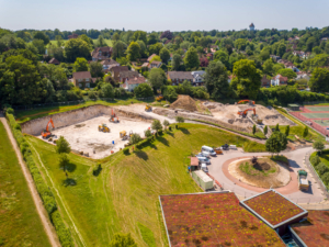 Berkhamsted excavation and retaining wall construction S&C Slatter