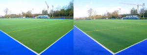 Bendenden sand dressed hockey pitch deep clean S&C Slatter maintain