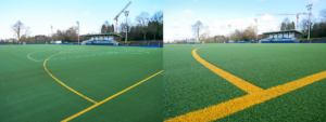 Bendenden sand dressed hockey pitch deep clean S&C Slatter maintain
