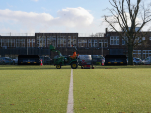 Hampton School 3G Pitch before deep clean