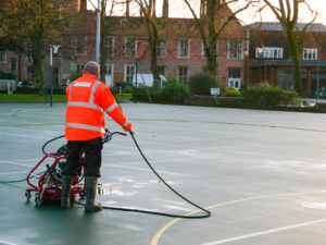 tennis court maintenance