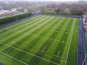 Salesian College Word Rugby Regulation 22 Rugby Pitch constructed by S&C Slatter