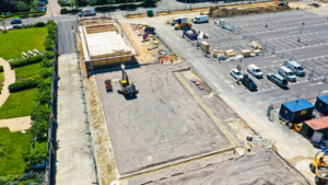 Sports hub construction at Winnersh business park