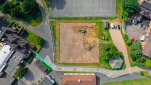 Stafford Grammar artificial turf MUGA construction begins
