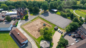 Stafford Grammar artificial turf MUGA construction begins