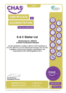 S&C Slatter awarded CHAS Elite accreditation
