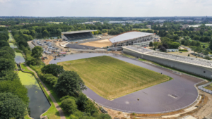 Alexander Stadium under construction