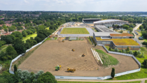 Alexander Stadium under construction