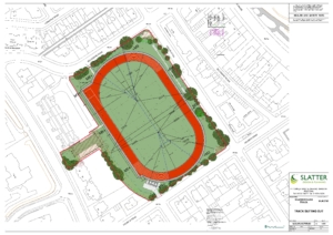 Scarborough 400m athletics Track construction Drawing