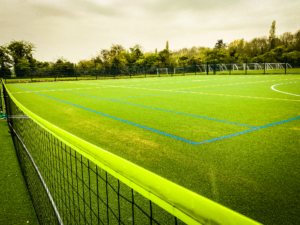 Oldfield School artificial turf pitch (MUGA), nets