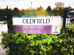 Oldfield School artificial turf pitch (MUGA) sign