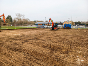 Oldfield School artificial turf pitch (MUGA) construction works