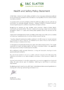 2024 Health and Safety policy