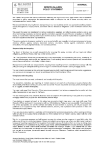 S&C Slatter Modern Slavery Policy